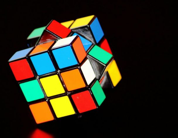 A rubik cube