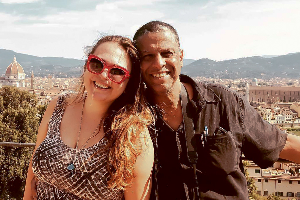 Marisol and José Angel Santana in Florence, Italy 2018